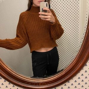 Burnt Orange Turtleneck
